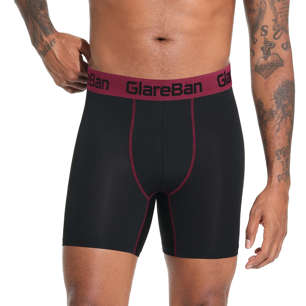 8Pcs Set Black Classic Men Box - Boxer Shorts Modal recension och pris
