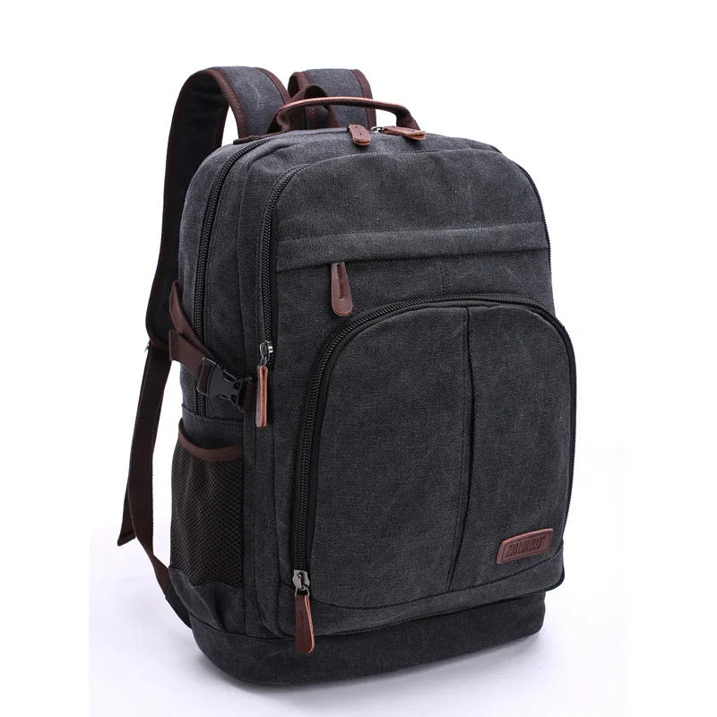 New Business and Leisure Men\'s Backpack Trendy Designer Large Capacity Computer Bag Waterproof Outdoor Travel Canvas Backpack