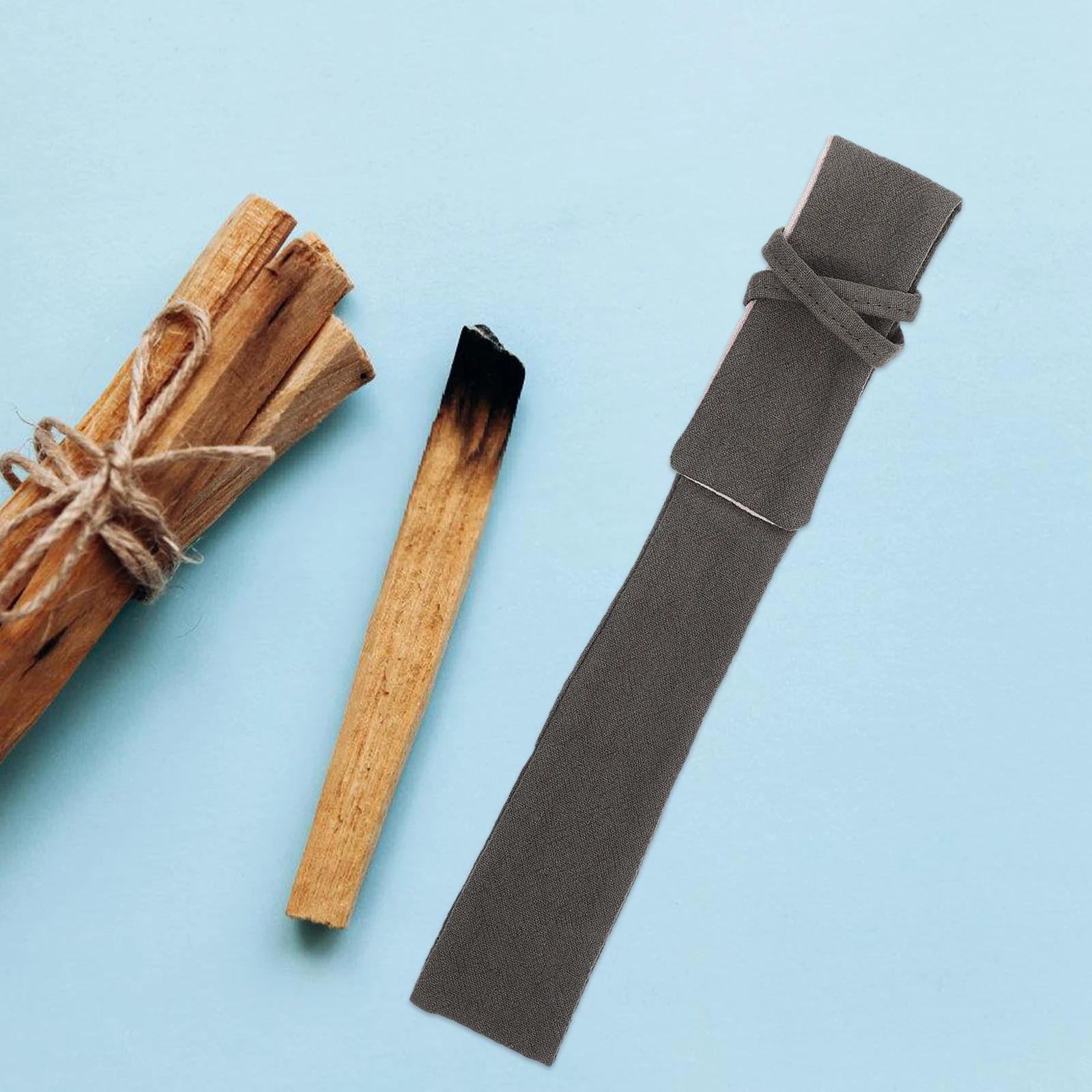 

3pcs Incense Tube Bag Linen Cotton Storage Pouch For Incense Stick Container Transparent Holder Portable Lightweight Home Aroma