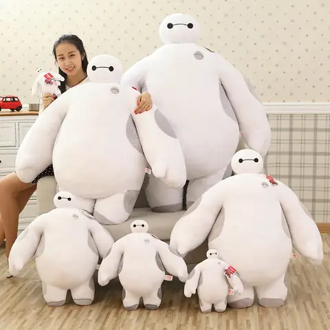 Large size 100cm~200cm Big Hero 6 Mascot Baymax stuffed Plush toy Full filled doll model Sofa Pillow kids baby gift
