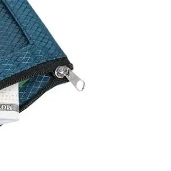 

RFID Blocking Small Wallet with ID Window Waterproof Zipper Case Pouch with Lanyard Keychain for Cards Cash Coin Purse