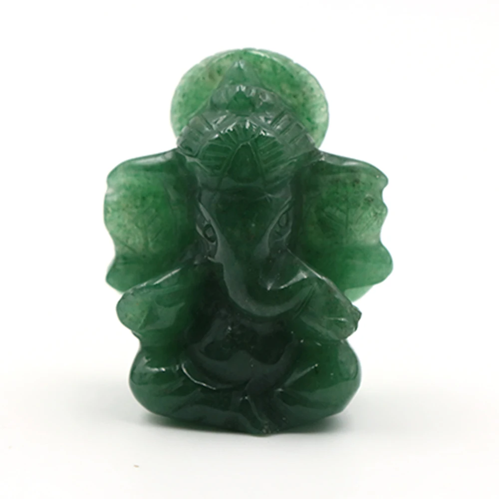 Natural Green Aventurine Laughing Buddha Figurine Hand Carved Healing Crystal Statue Home Decor Spiritual Collectible Art Gift