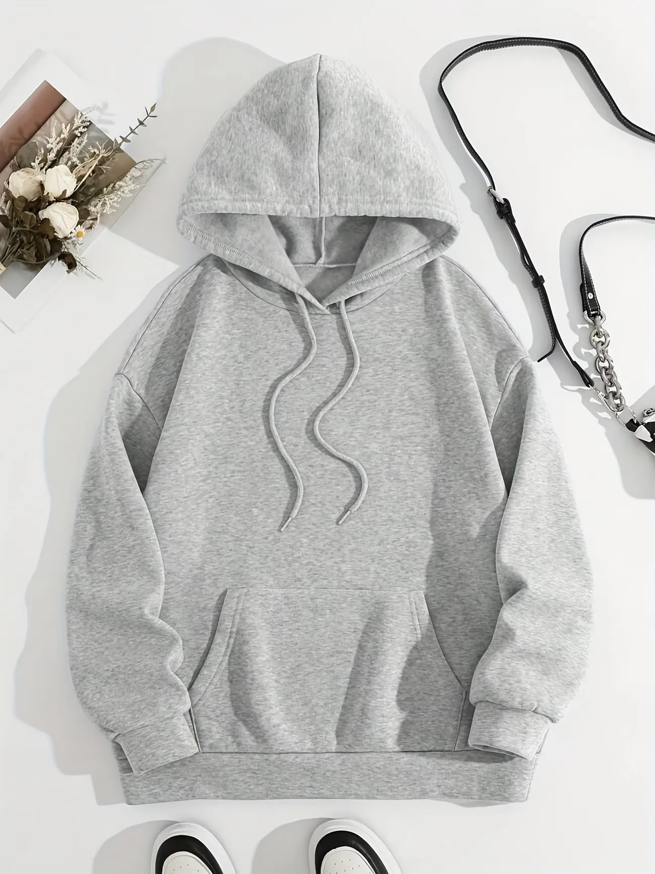 Women's Fashion Hooded Sweatshirt with Creative Design of Round Ball English Letter Print Spicy Streetwear Ins-Style Clothes 90s