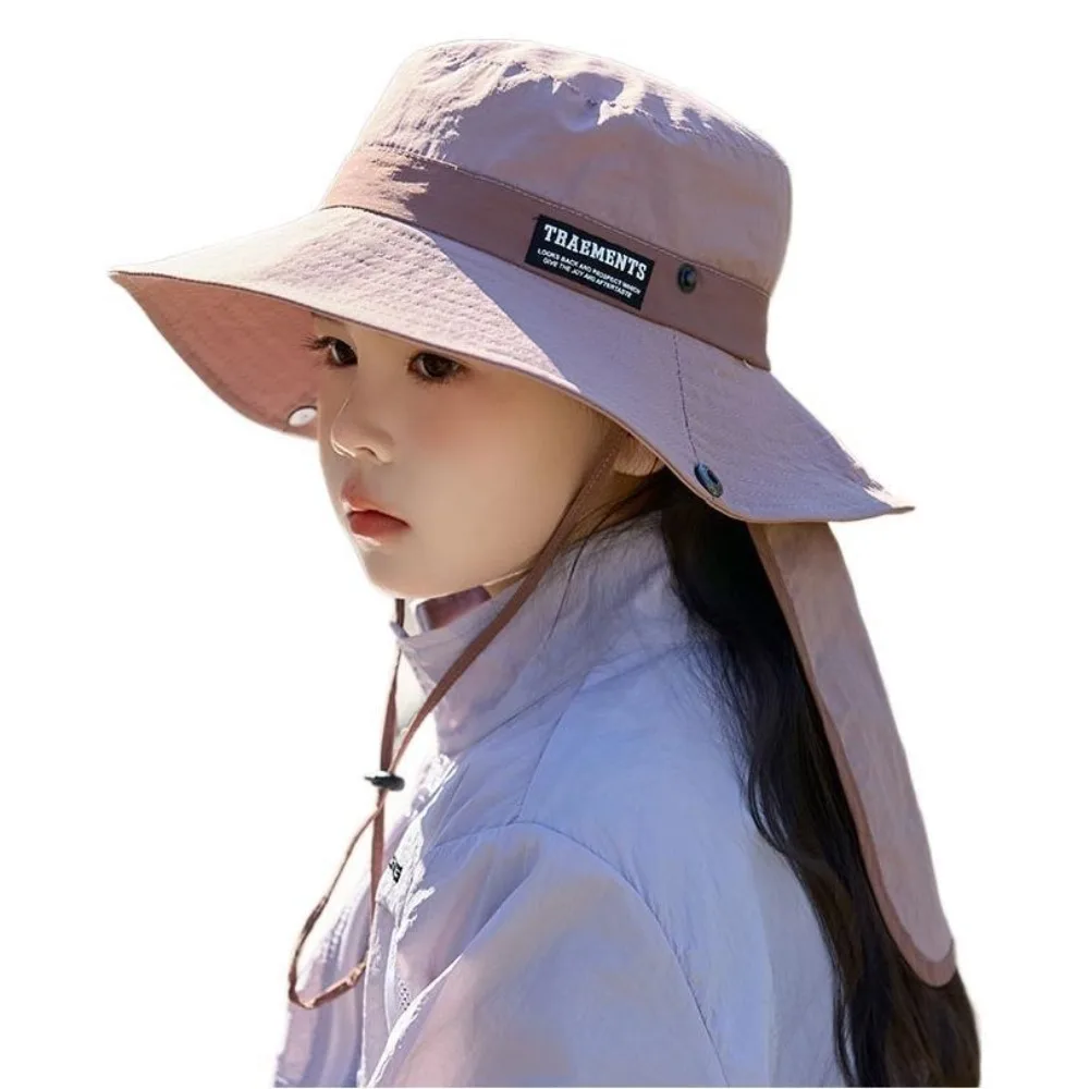 

New Wide Brim Fisherman Hat Anti-UV Anti-Sun Beach Hat Quick-Drying Breathable Sunscreen Hat Gift