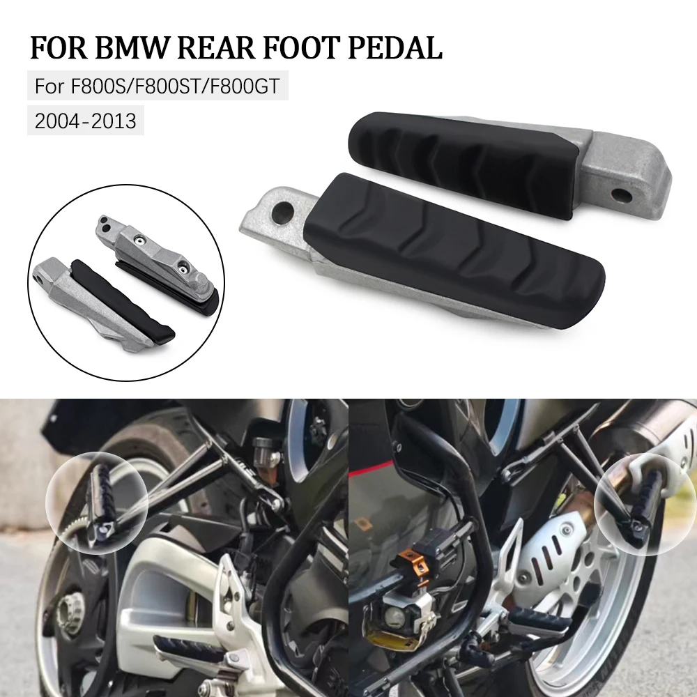 

Motorcycle Rear Footrests Foot pegs Footpeg Pedal For BMW F800GT 2011-2013 F800S 2004-2008 F800ST 2004 2012