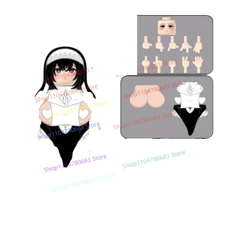 MOC ビルディングブロックミニアクションフィギュア花嫁ナース組立モデル漫画アニメーションアクセサリーおもちゃギフトコレクション