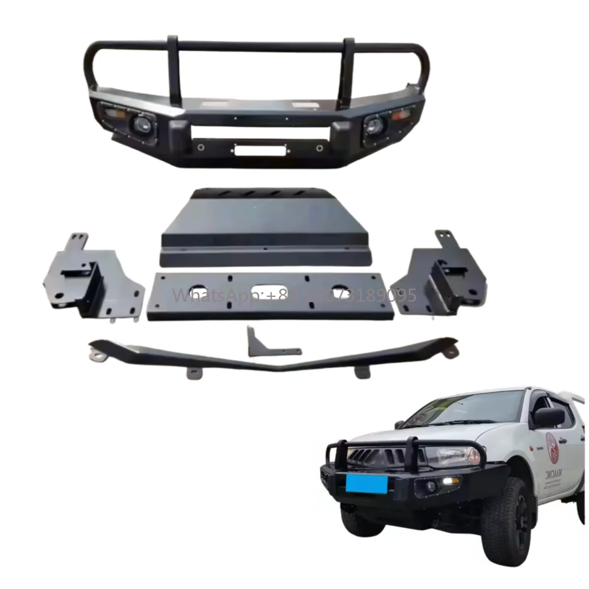 

The Hot-selling Brand-new Steel Front Bumper Kit Is Suitable for Mitsubishi L200 Front Bumper 2006-2014