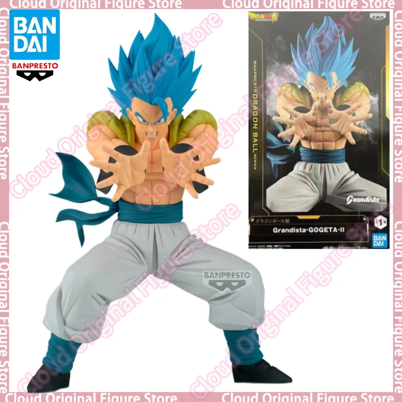 

В наличии 100% оригинальная фигурка BANDAI BANPRESTO Dragon Ball Chou Grandista Gogeta из ПВХ, 25 см, коллекционная модель, игрушка