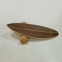 2025Roadboarding Ski Surfboard Adult Indoor Balance Curved Wooden Board Balance Board Solid Wood Home Training Board