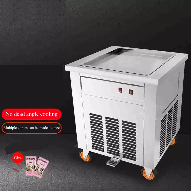 Efficient Fully Automatic Yogurt Ice Stir Fry Machine New Design Commercial Customizable Rapid Cooling for Yogurt Ice Cream