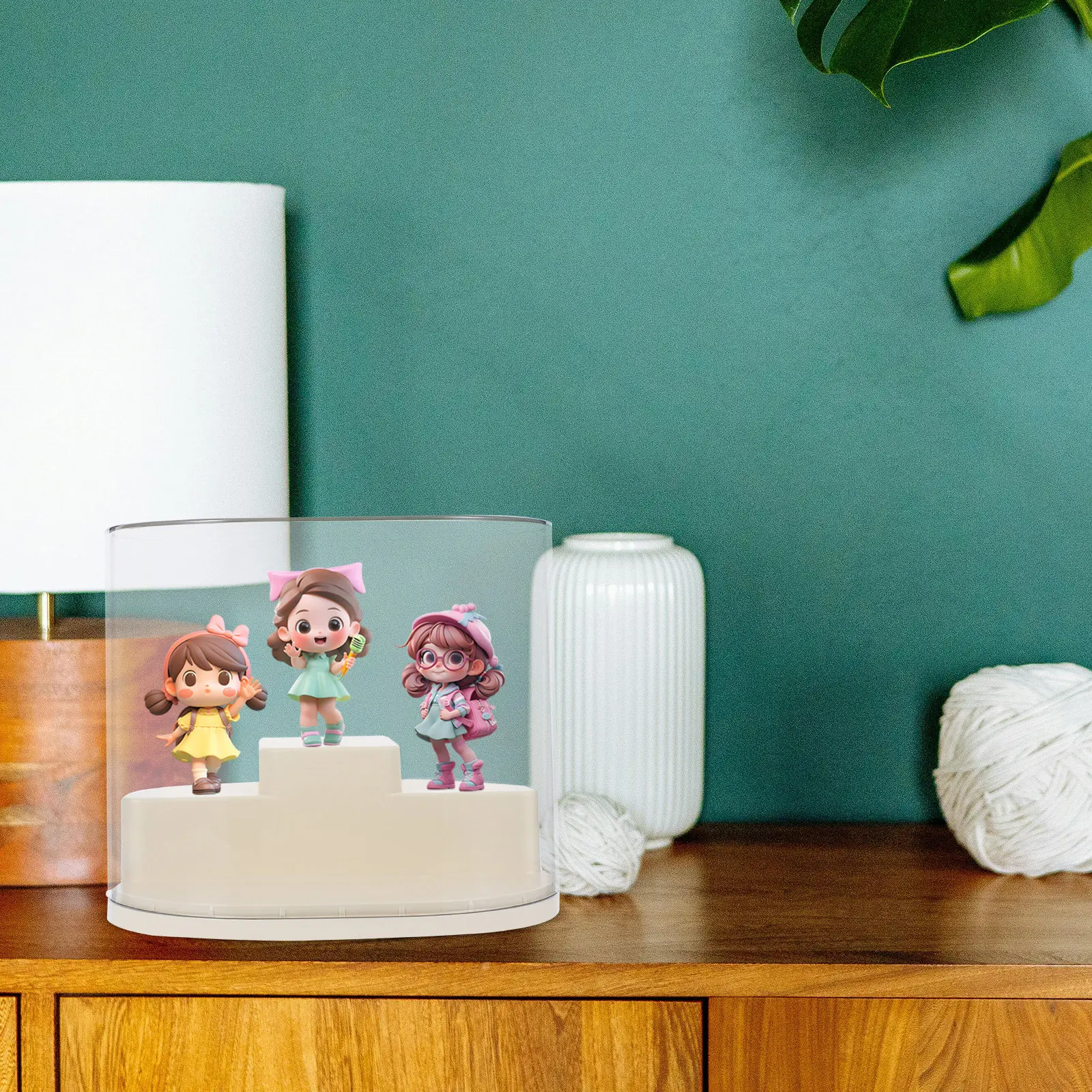 High Transparent Reusable Display Box for Figures Safe Scratch-Resistant Long-Term Use Elegant Modern Showcase