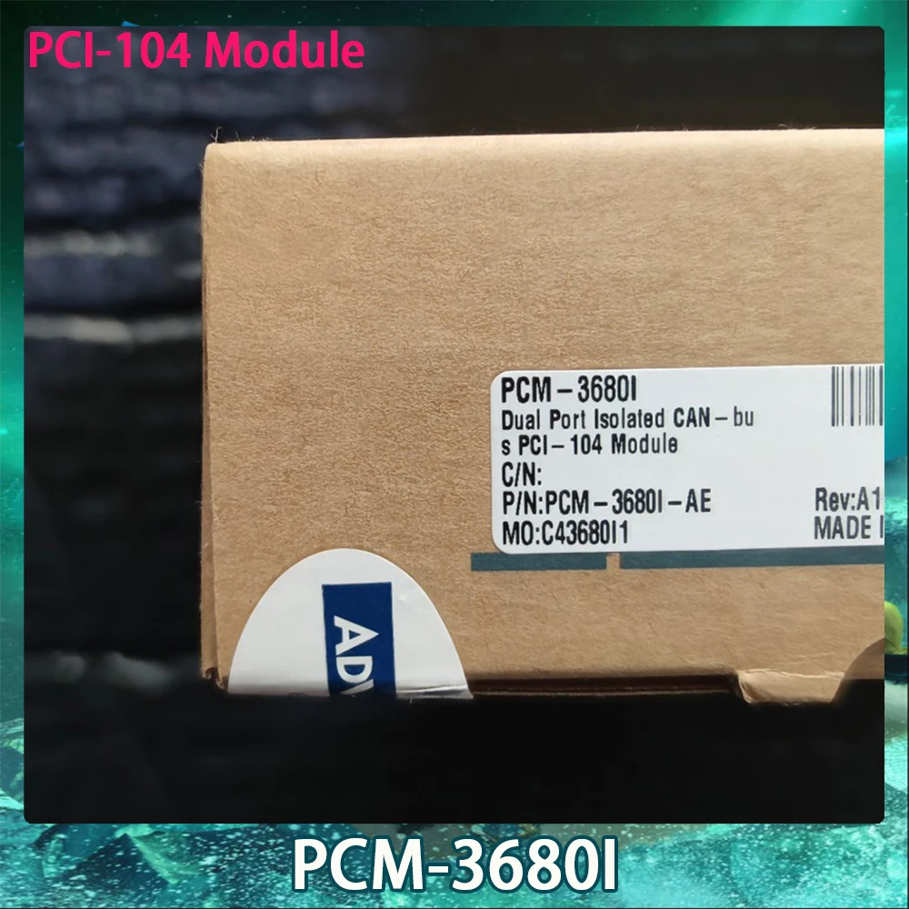 PCM-3680I For Advantech Expansion Card Communication Card PCI-104 Module