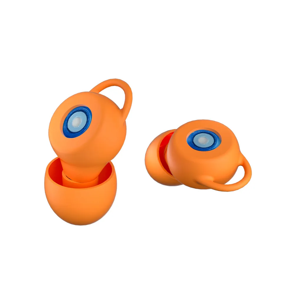 Soft Silicone WOO Earplugs 16DB Portable Noise Reduction Earplugs for Sleeping