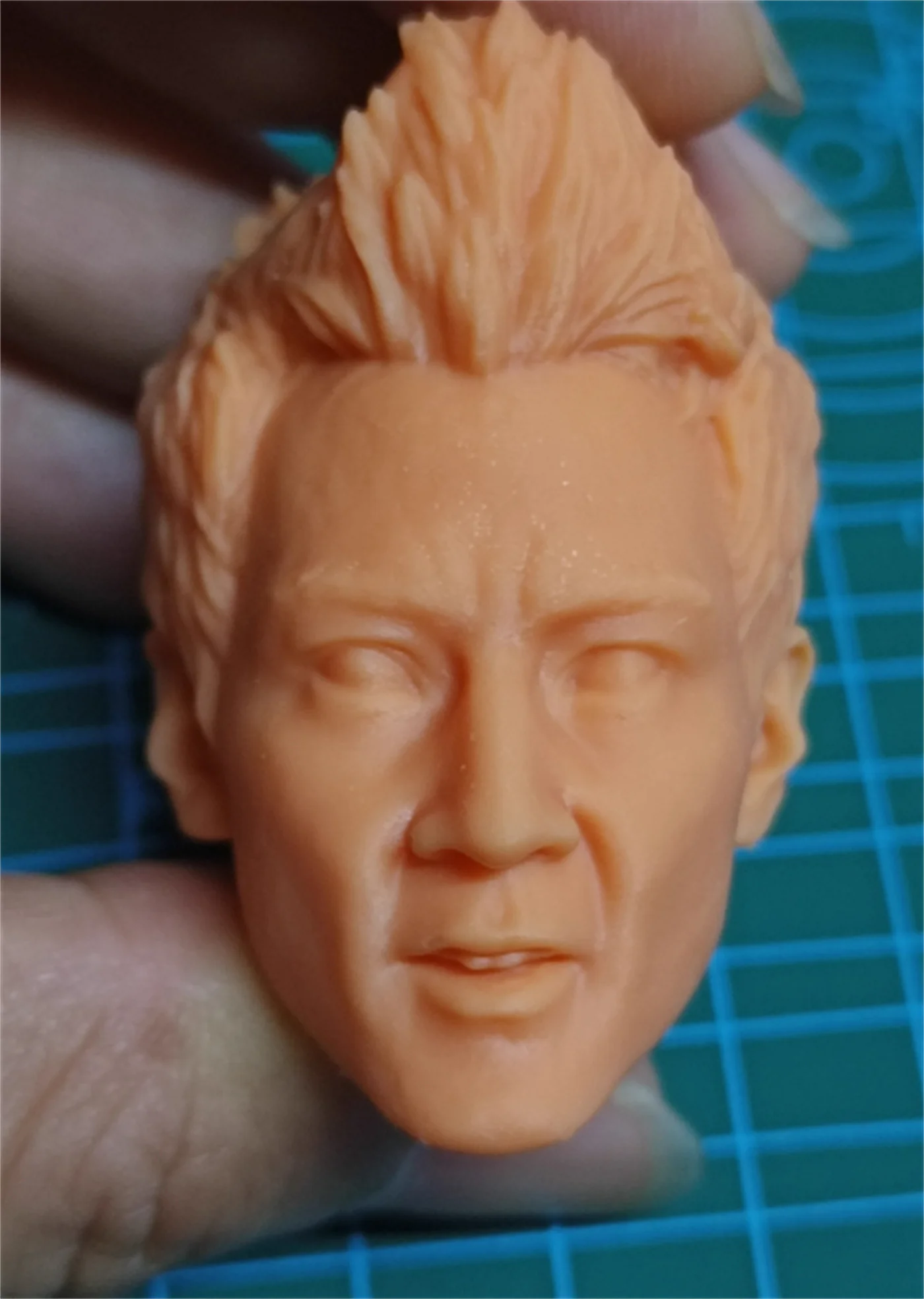 Daniel Wu  Young Unpainted 3D print  1/6 Scale Asia  Singer  Mode Male Solider Head Sculpt For 12 inch figure toys