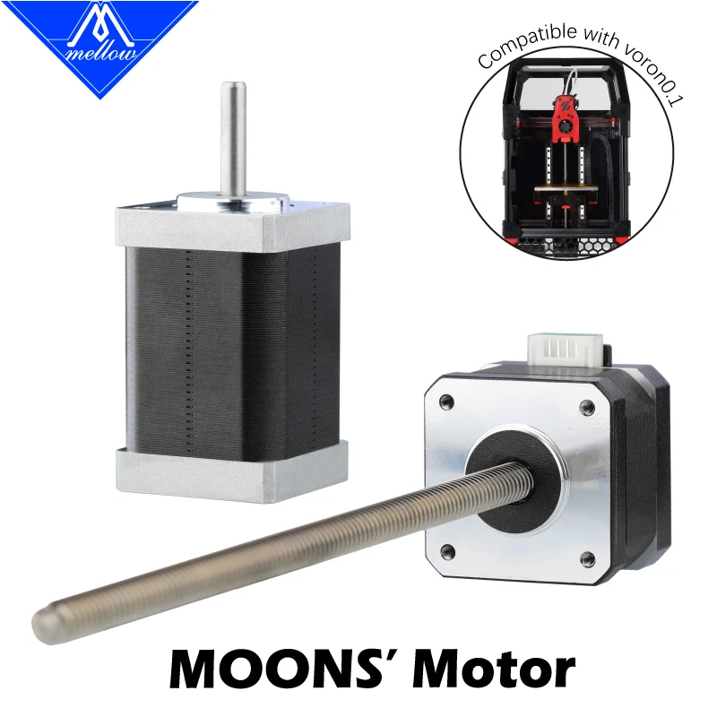 Melow MOONS XY wałek Nema 14 silnik krokowy/Z wałkiem Nema 17 silnik wału do drukarki 3D Voron 0.1