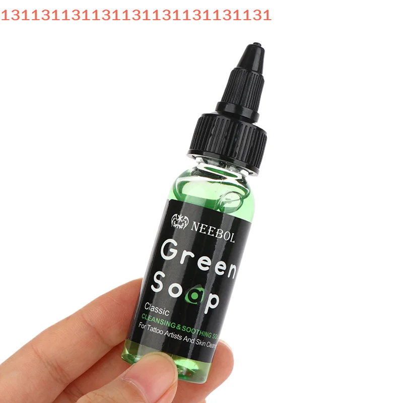 

Original Rich Foam Cleaning Tattoo Cleaning Products 30ML Tattoo Green Soap High Concentration Liquid