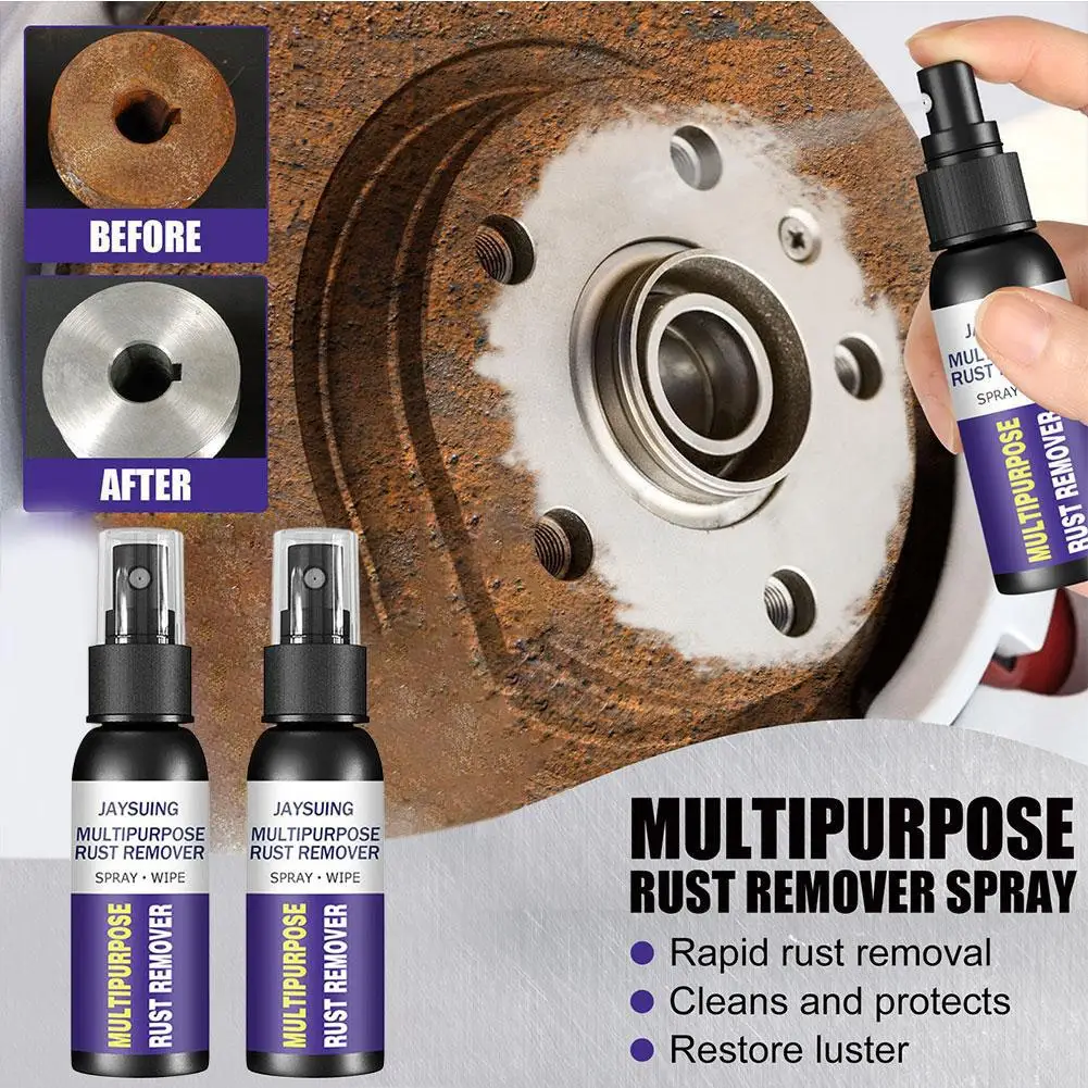 

2 упаковки смазка для удаления ржавчины с металла для полировки и восстановления колес автомобиля для удаления оксидной ржавчины с металлической поверхности 30/50 мл U9a8