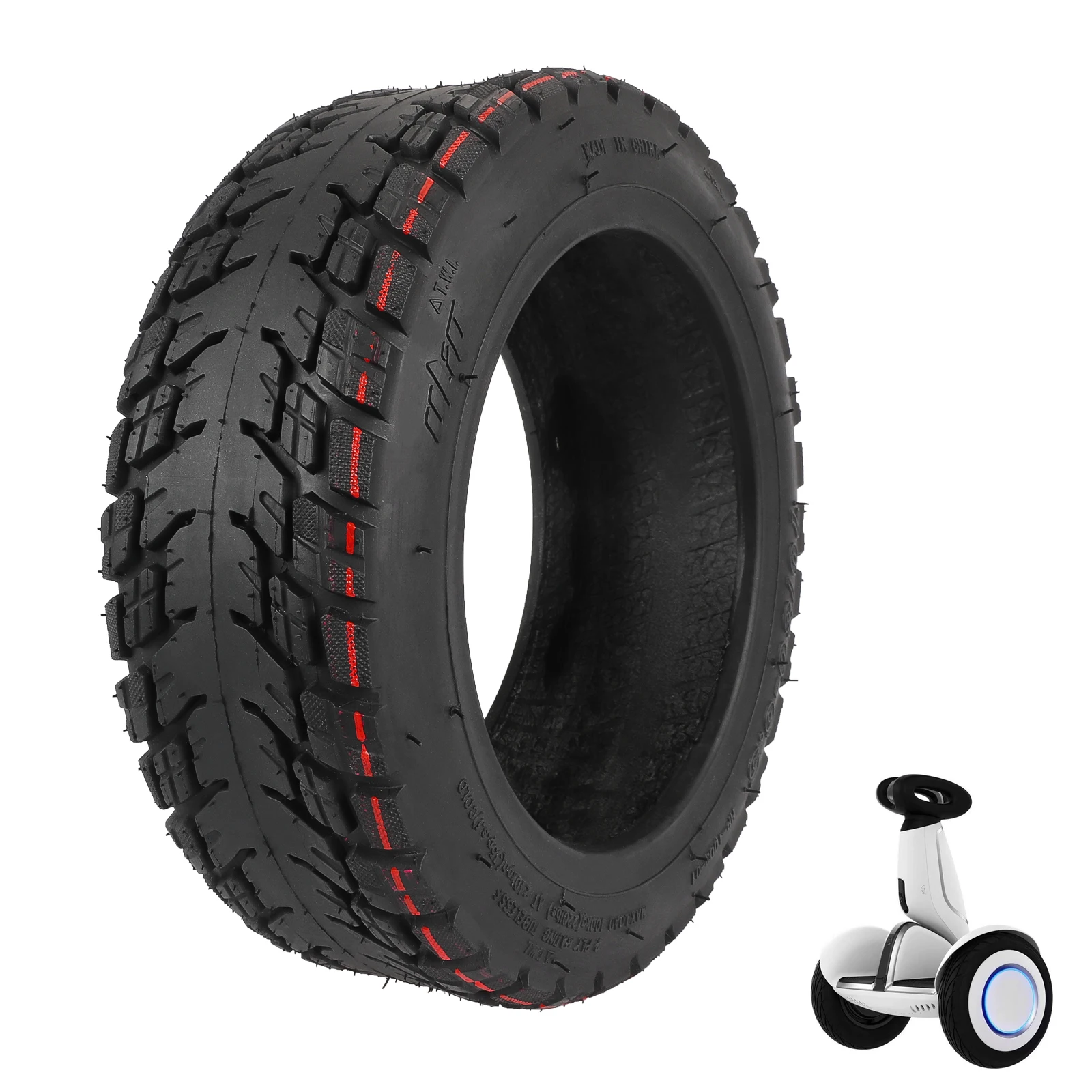 

Tire Replacement 11 Inch 70/80-6.5 Tubeless Tire Thickened Electric Scooter Vacuum Tire Anti-Slip & Wear-Resistant