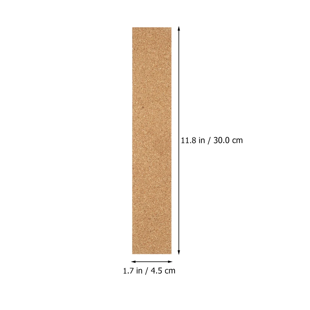 

8pcs Cork Bulletin Bar Strips Natural Frameless Memo Board For Home Office Classroom Wall Display Thick Sturdy Multi-Purpose