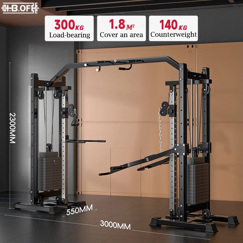 Big Flying Bird Trainer Longmen Frame Fitness Home الكل في واحد آلة سحب تجارية في معدات التدريب الشاملة