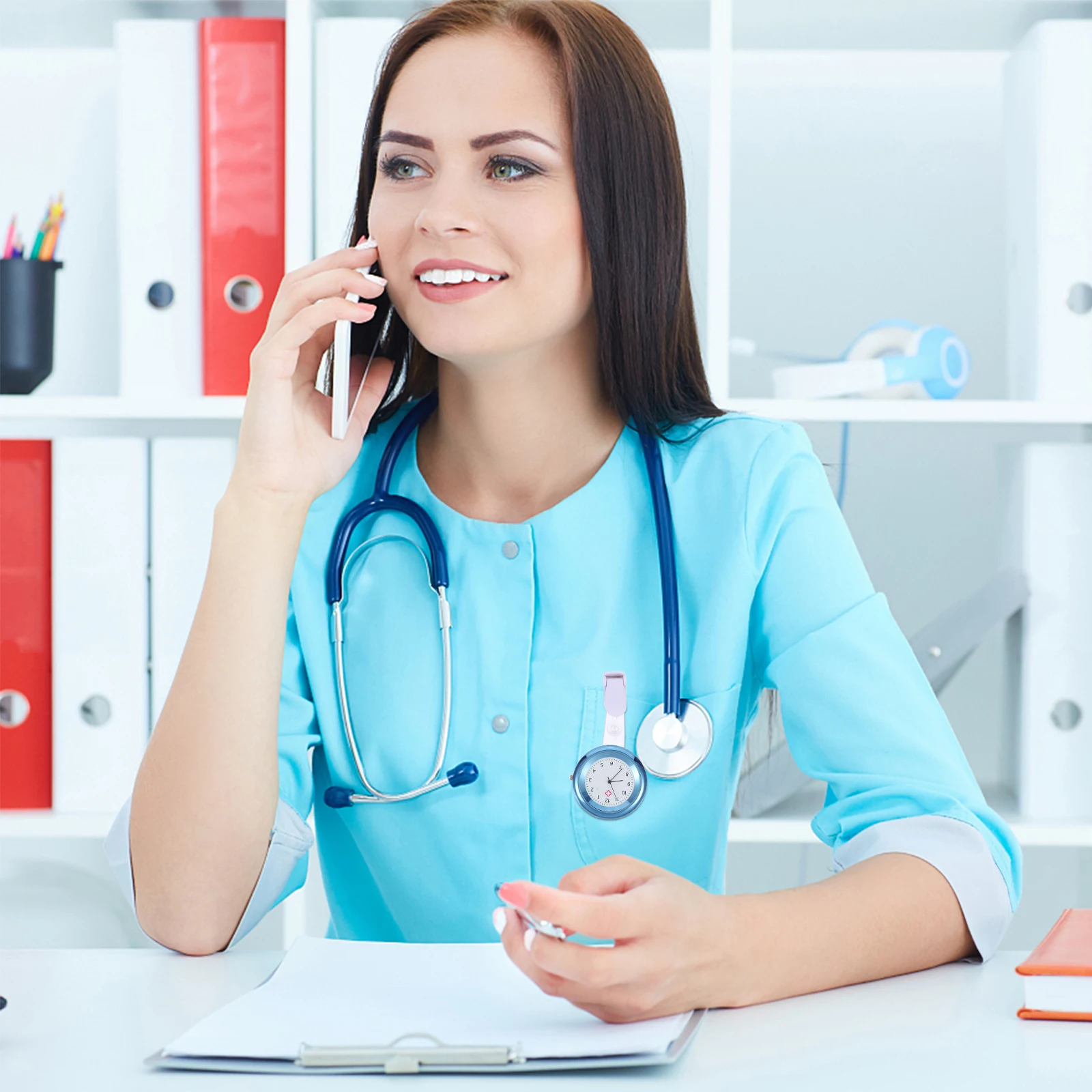 Nurse Table Accessory Watches for Women Fashion Nurses Uniform Pocket Fob Alloy Fashionable Attractive