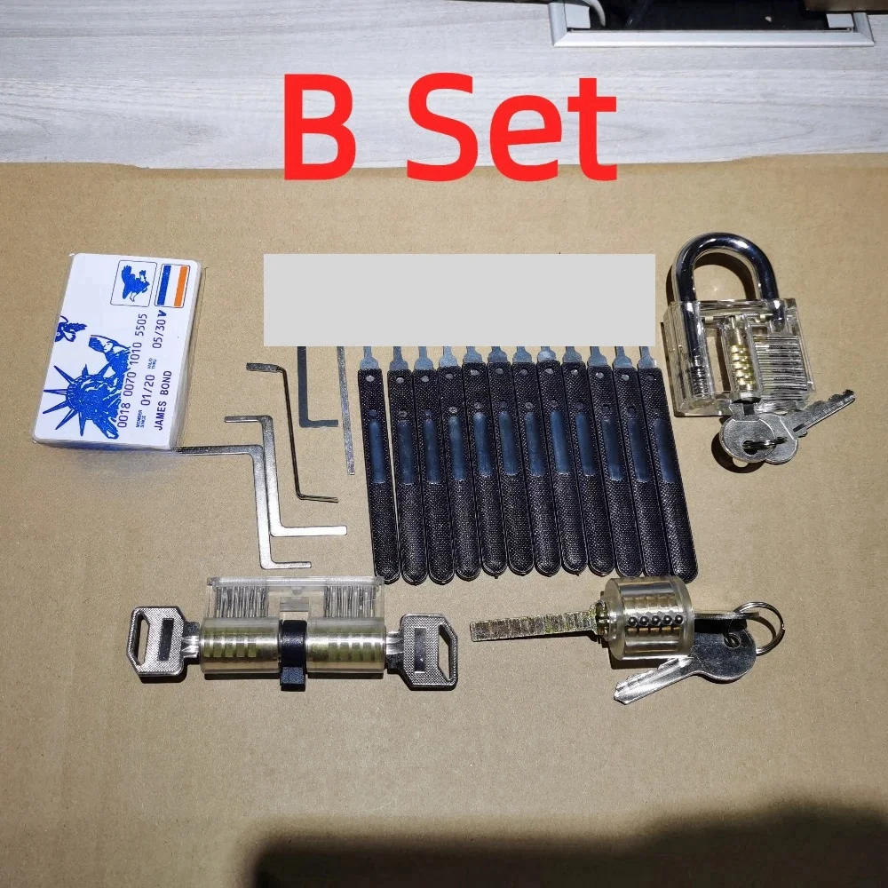 Schloss Pick Set Schlosser liefert kaputten Schlüssel Auto Extraktor entfernen Haken Edelstahl DIY Handwerkzeuge Hardware