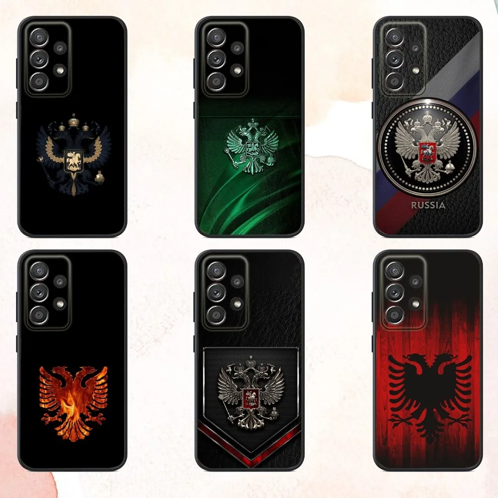 

A-Albania F-Flag Phone Case For Samsung S25,S24,S21,S22,S23,S30,Ultra,S20,Plus,Fe,Lite,Note,10,9,5G Black Cover