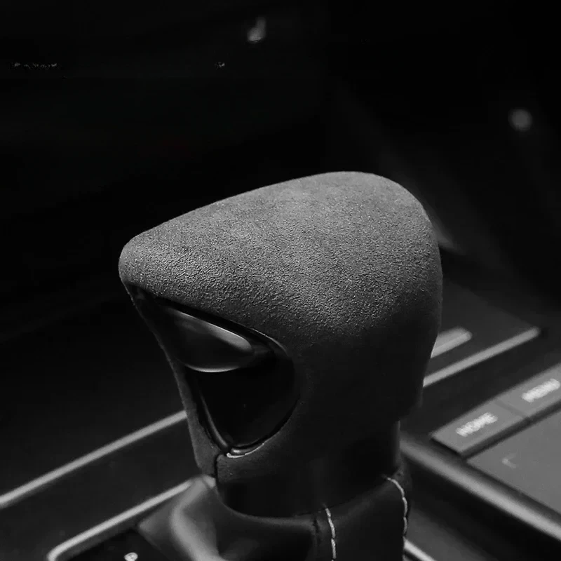 Alcantara para Lexus ES UX NX RX IX GS palanca de coche cubierta de perilla de cambio de marchas embellecedor de carcasa protectora piezas de suministros interiores