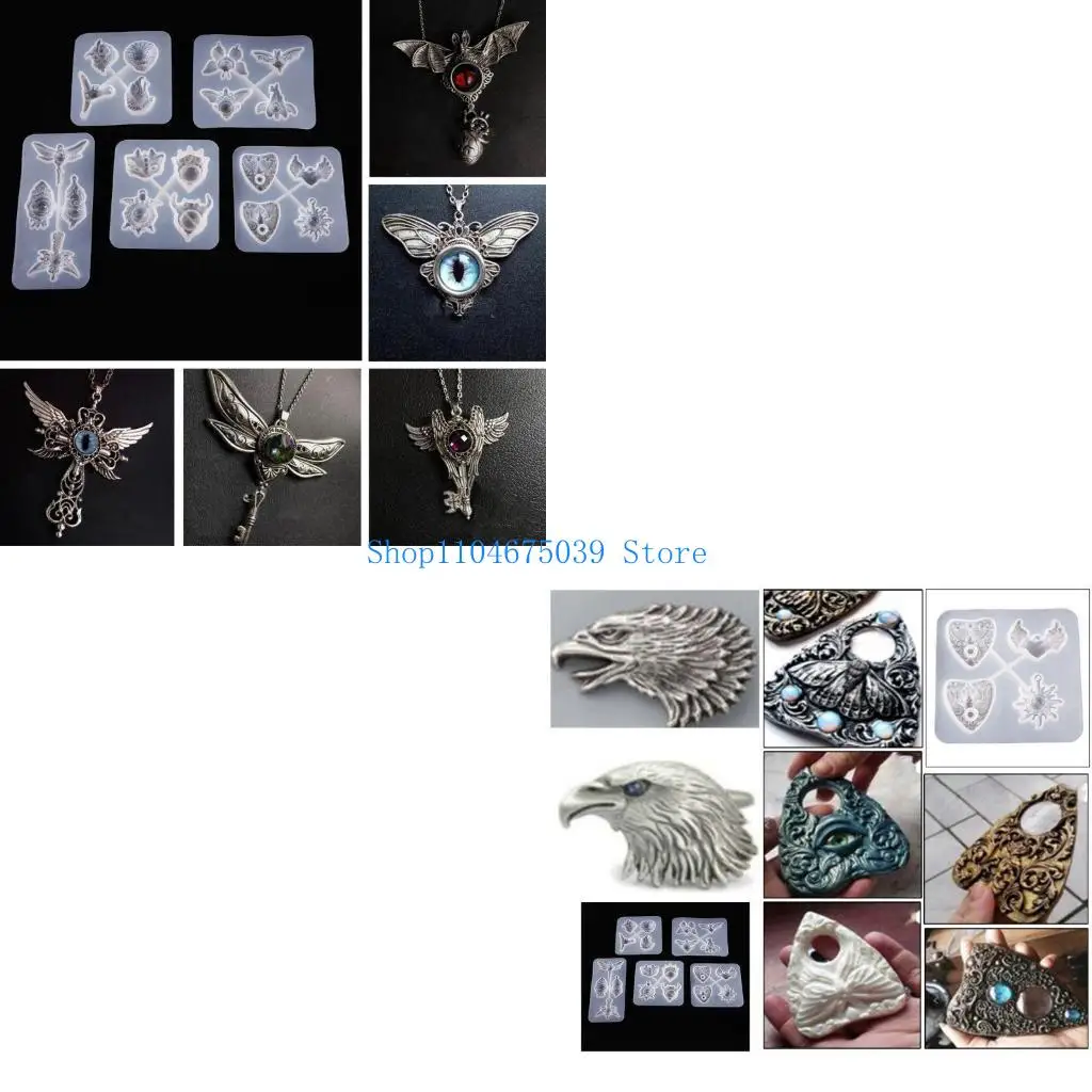 

Ремесленные изделия, кристаллическая форма для эпоксидной смолы, гипсовая форма для мыла ручной работы, силиконовая форма для глаз дьявола, ожерелье, подвески, форма для литья