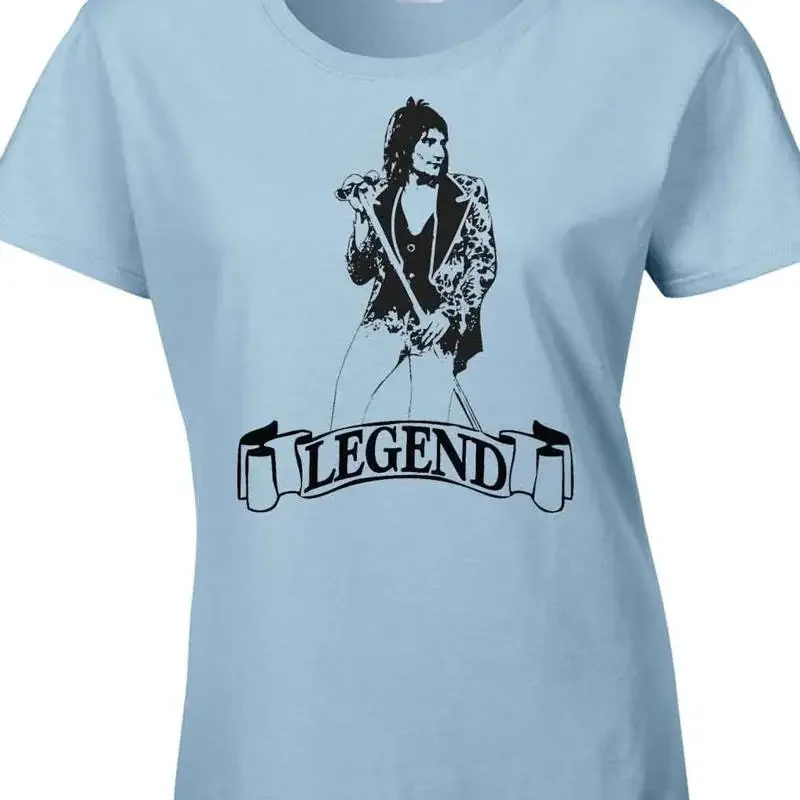 Rod Stewart T Shirt Homage The Faces Era Unique Design Ladies