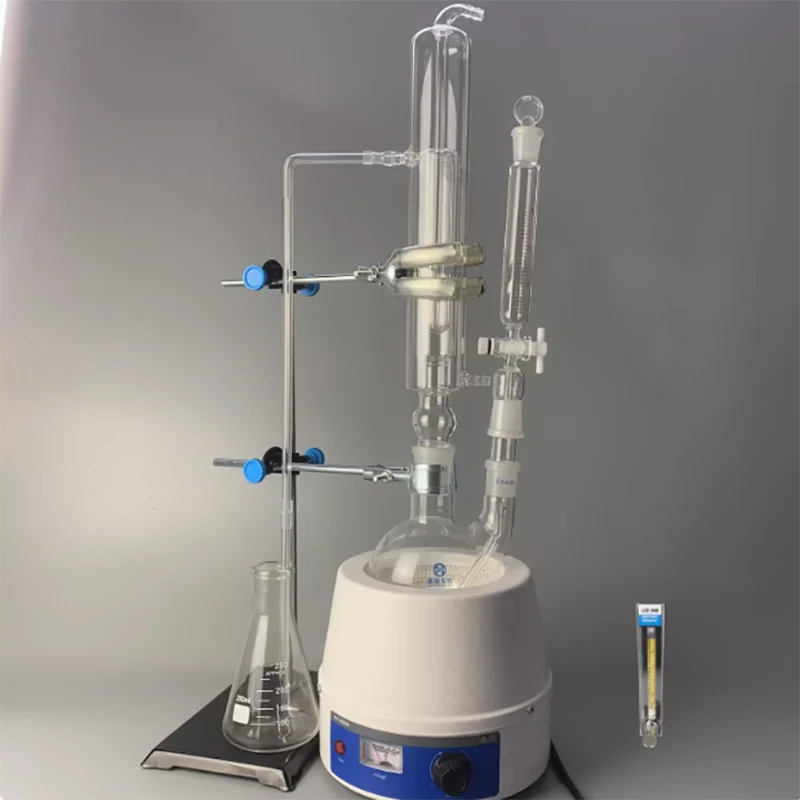 

Sulfur dioxide residual amount measuring device Acid-base titration distillation instrument Glass nitrogen-filled still