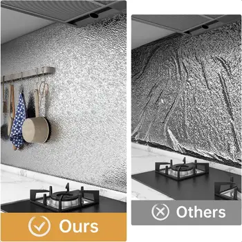 Kuchyňská tapeta na obklad do kuchyně, voděodolná, olejivzdorná, samolepicí, 15,7 8 nejlepší prodej samolepky odolné proti kuchyňskému oleji - №5