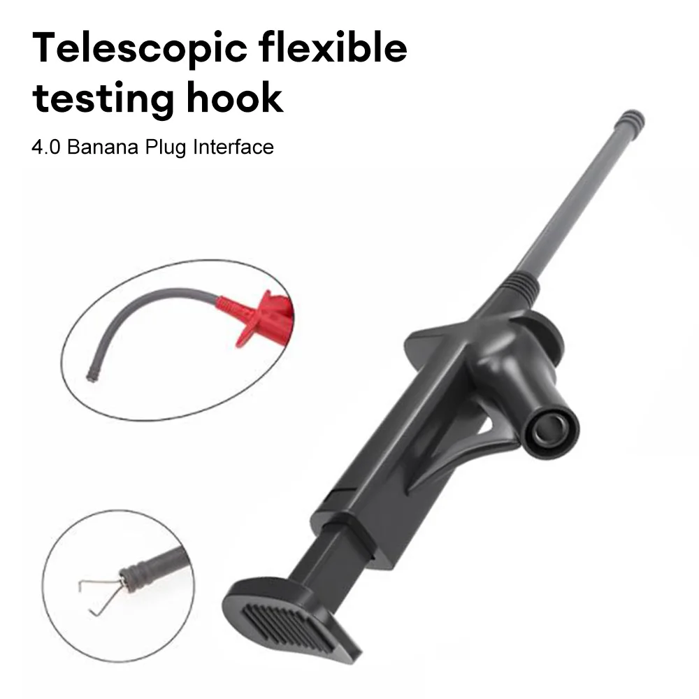 1PCS Multifunctional Insulated Quick Test Hook Clip 1000V Electric Flexible Testi Probe Instrument Accessories