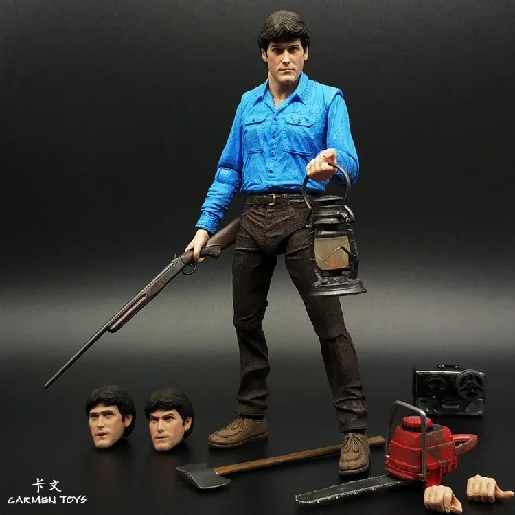 In Stock NECA The Evil Dead Ash 40th Anniversary  8inches Movable Action Figure Model