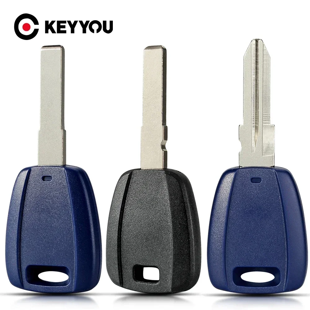 

KEYYOU 5 шт. для Fiat Key Shell синий пустой чехол для Fiat Punto Bravo Doblo Palio Albea Seicento Stilo транспондерный ключ без чипа