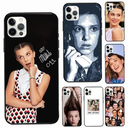 Millie Bobby Brown TPU Soft Case For iPhone 11 14 Pro Max 12 13 Mini XR X XS MAX 6 7 8 Plus SE 2020 Phone Cover