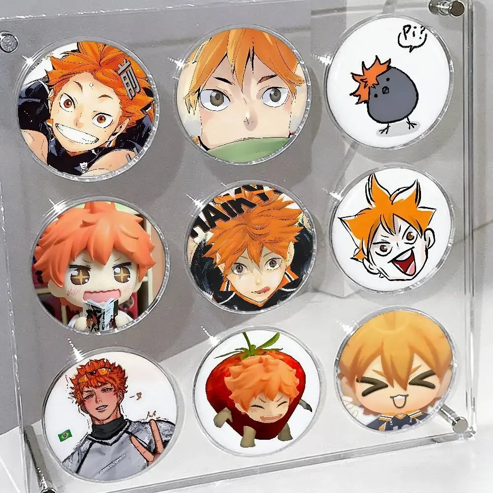 H-Hinatas Shoyos Badges Tinplate Soft Button Pin Brooch Metal Badge Custom Jewelry Accessories Hat Bag Lapel