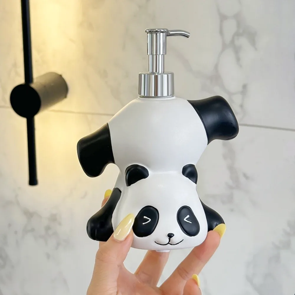 

Cute Panda Soap Dispenser Decorative Container Cartoon Hand Sanitizer Bottle Animal Press Bottle Shampoo Soap Dispenser Toilet
