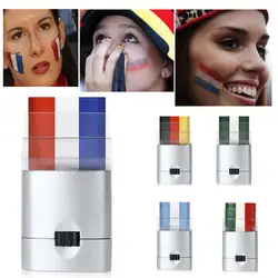 Country Flag Face Paint Stick Body Tattoo Colored Pigment Adult Favors Kid Pen Soccer Washable Makeup Crayon Party Fluoresc L1T2