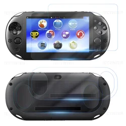 Screen Protector for Sony PS Vita PSV 1000 Front Tempered Glass +Back Clear Full HD Protective film Cover for PSV 2000 Handheld