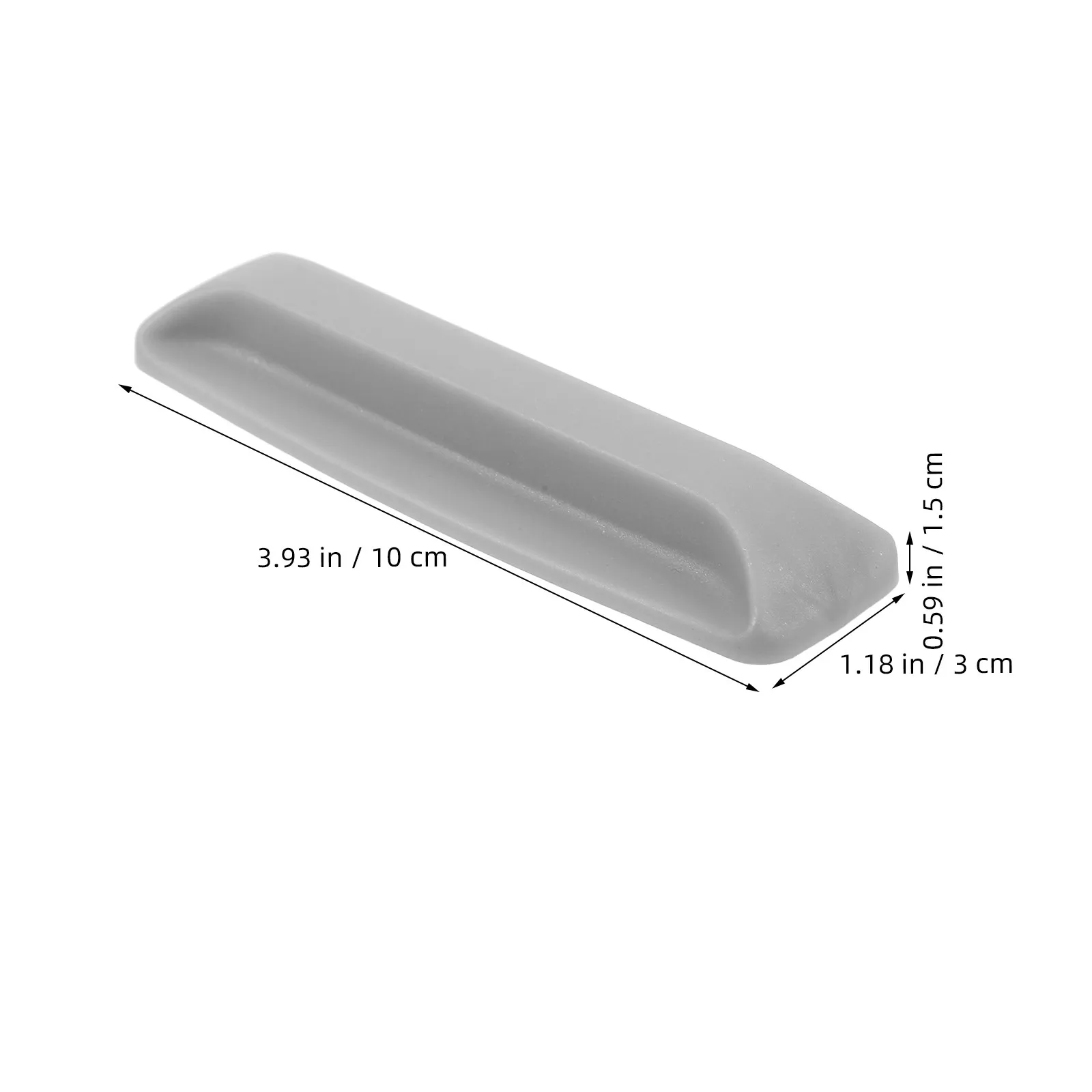 2Pairs Self Adhesive Cabinet Handles Plastic Adhesive No-Drill Freezer Door Handle Sliding Closet Door Pulls Removable