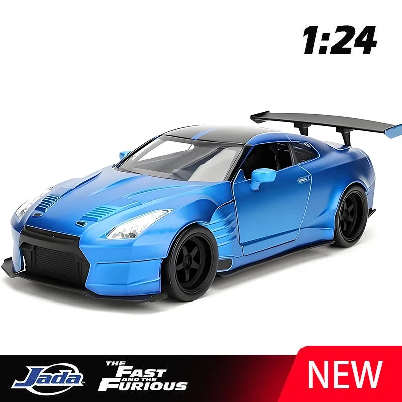 JADA 1:24 패스트 & 퓨리어스 GTR R35 2009 합금 자동차 다이캐스트 & 장난감 자동차 자동차 모델 미니어처 스케일 모델 자동차 어린이용