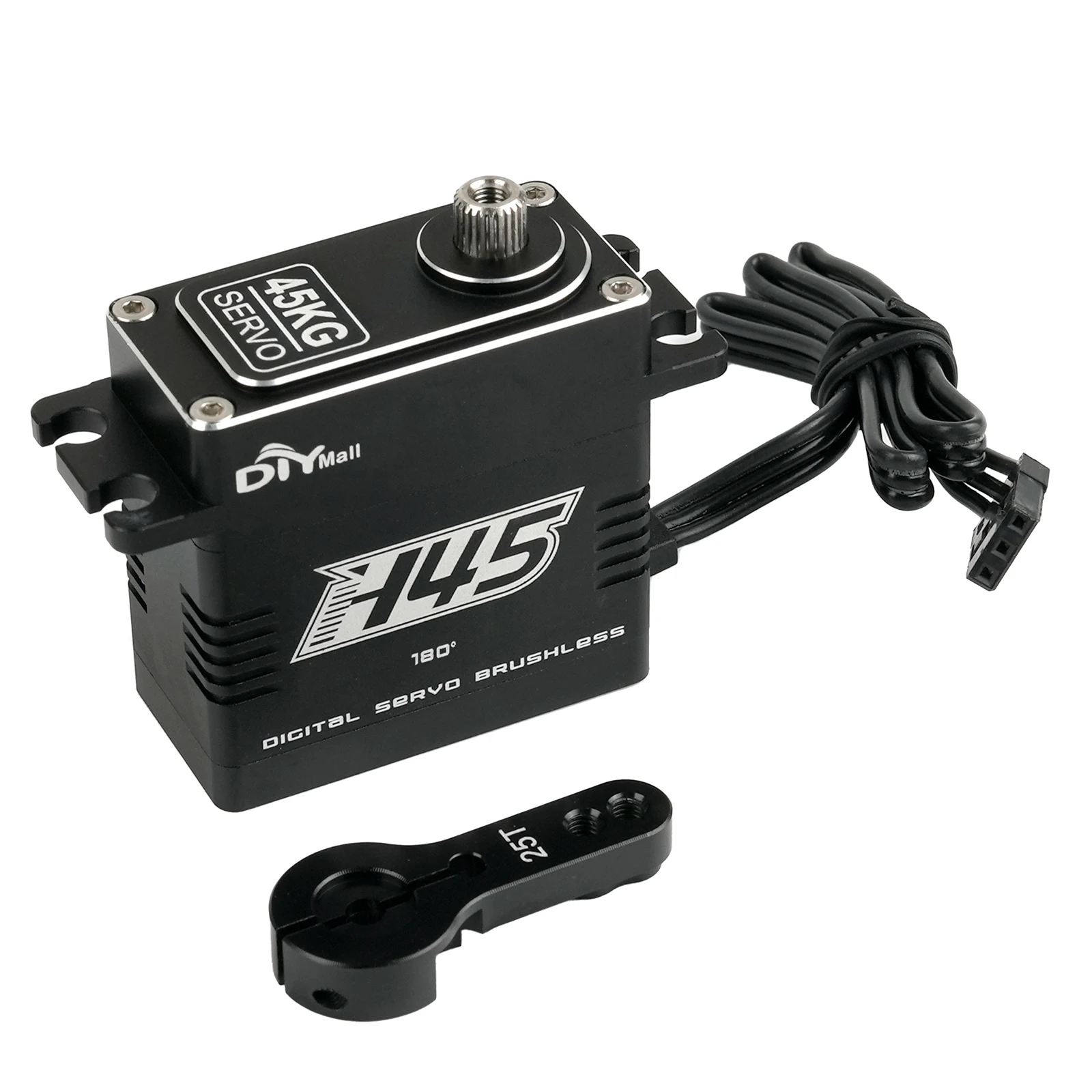 Digital Servo 45kg Brushless Motor 8.4V High Torque Waterproof IP67 Steel Gear for RC Car Vehicle Robot Upgrades DIY