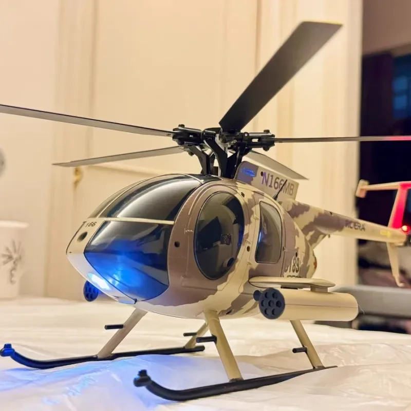 Zdalnie sterowany helikopter Rc Era 1:28 Md500 podwójny bezszczotkowy C189 Tusk symulacja samolotu Model zewnętrzny zabawki urodzinowe dla dzieci