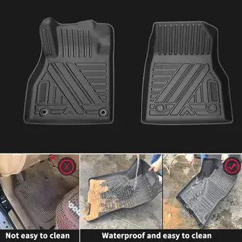 適用於BMW5系列F10 G30 G38 2010-2023 530e的全天候TPE防滑腳墊,無異味,防水托盤墊配件 10 最佳銷售 5D汽車腳墊 - №4