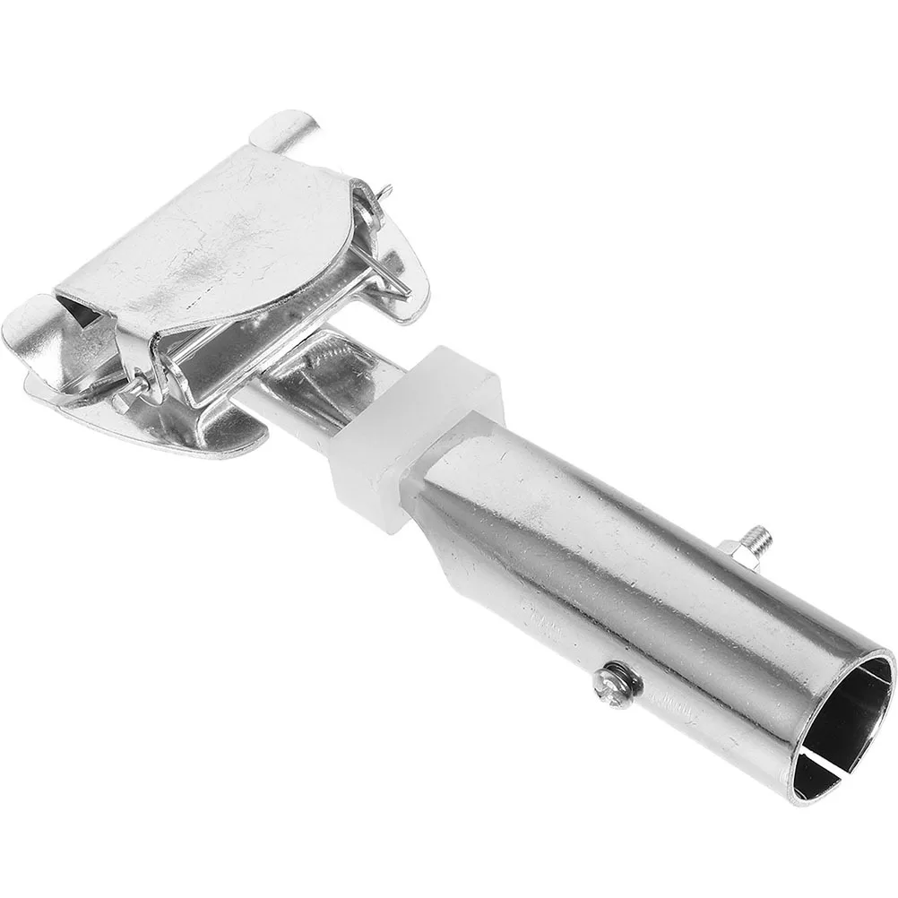 

1pcs Mop Bar Clamp Stainless Steel Universal Chuck 360 Rotation Mop Handle Replacement Clip Metal Rod Adapter For Floor Cleaning