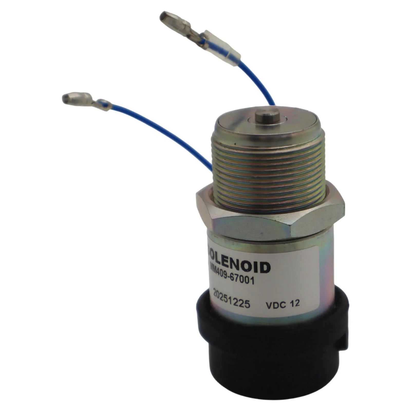 

12V Fuel Shutoff Stop Solenoid MM409-67001 MM40967001 For Mitsubishi S3L S3L2-E2 S4L S4L2 L2E K3B K3E K4E