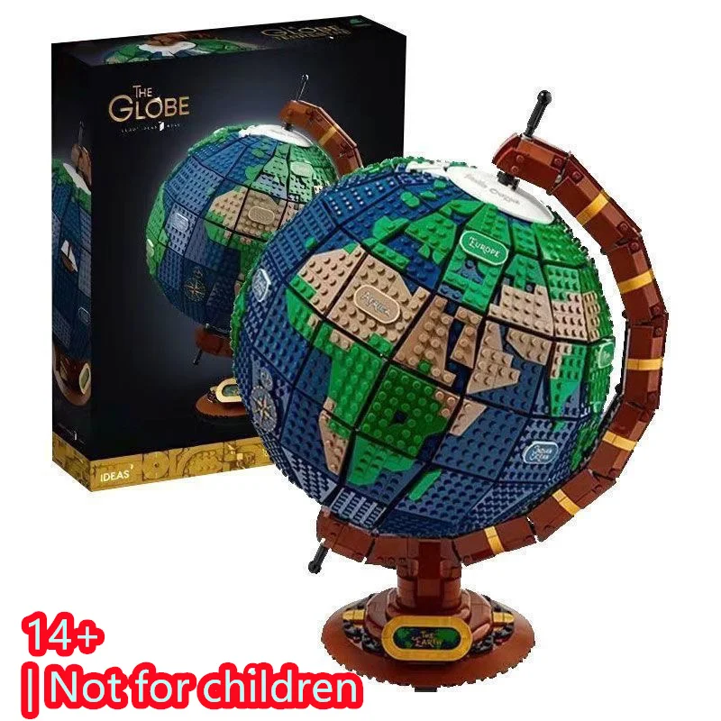 

2026 Новинка! Конструктор Supreme DIY Expert MOC «Земной шар» (2585 деталей), модульная сборка, развивающая игрушка, подарок для детей, сувенир для вечеринки