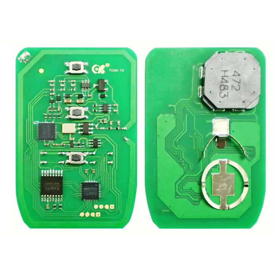 CK TOM Series TOM-O-10 Board#: 0010 Universal Car Smart PCB 8A Chip Type Auto Remote Circuit Board For Toyota Yaris Vios