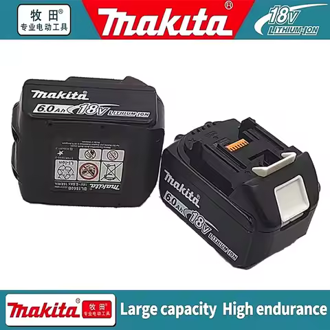 Makita 18V BatteryOriginal Makita 6Ah for BL1860B BL1850B BL1850 BL1840 BL1860 BL1815 Replacement Lithium Battery